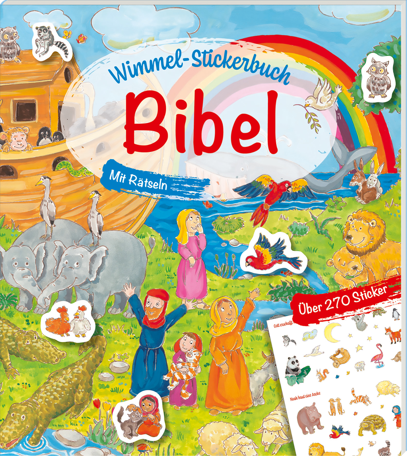 Wimmel-Stickerbuch Bibel