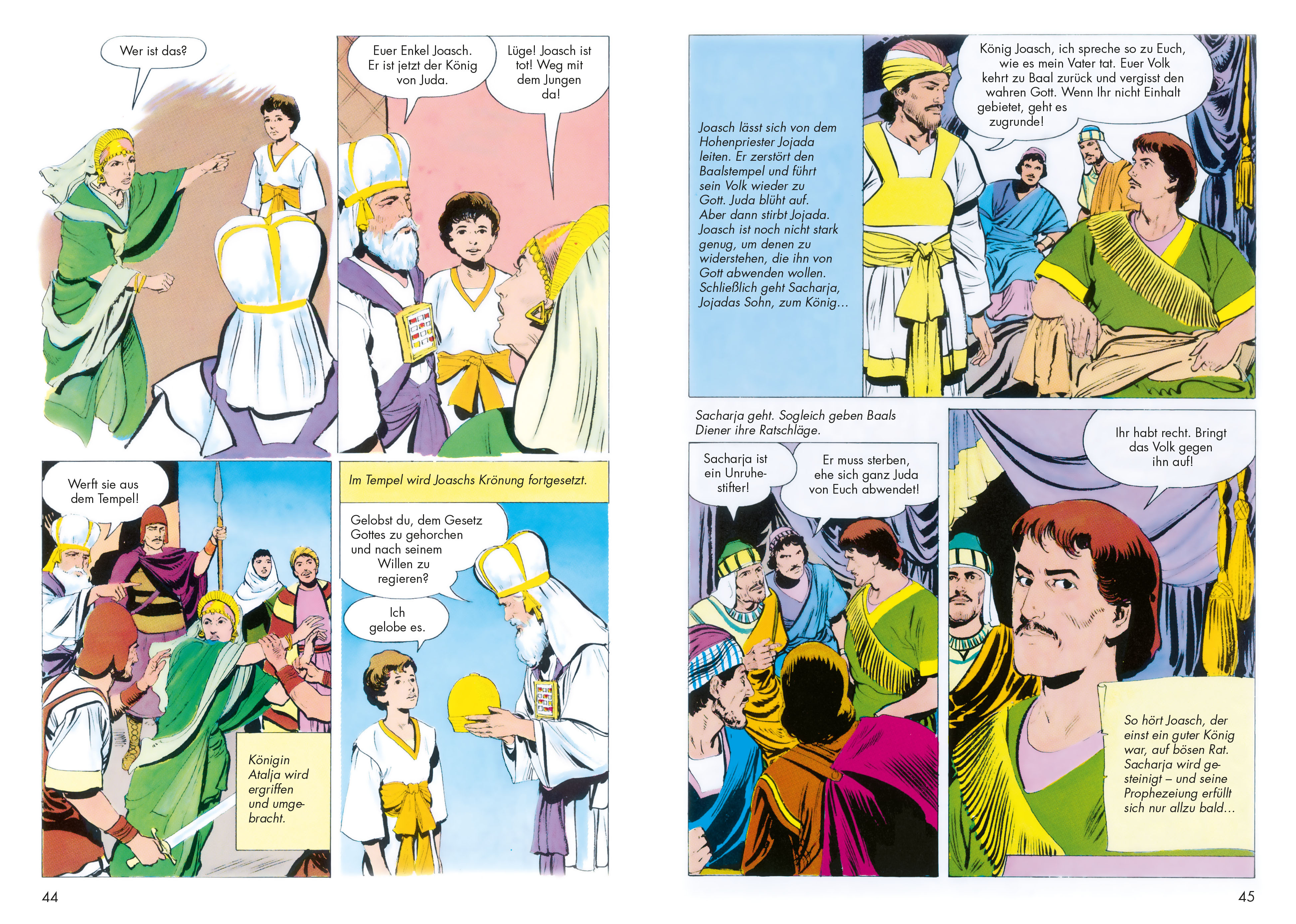 Comic-Reihe »Die Bibel im Bild« – Heft 7: Der Wagen aus Feuer