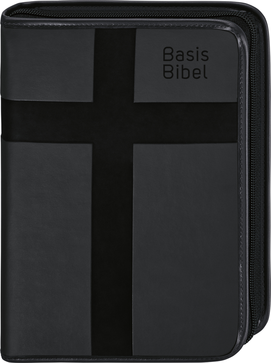 BasisBibel. Die Kompakte. Kunstlederhülle mit Reißverschluss. Schwarz BasisBibel. Die Kompakte. Kunstlederhülle mit Reißverschluss. Schwarz