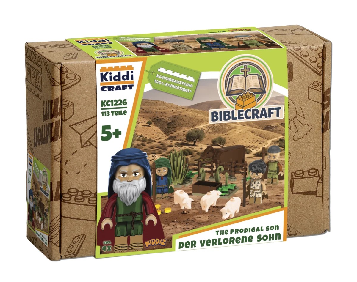 BibleCraft Klemmbaustein-Set. Der velorene Sohn
