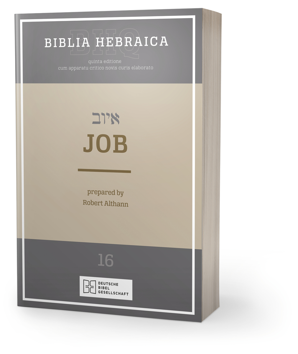 Biblia Hebraica Quinta (BHQ). Band 16: Job