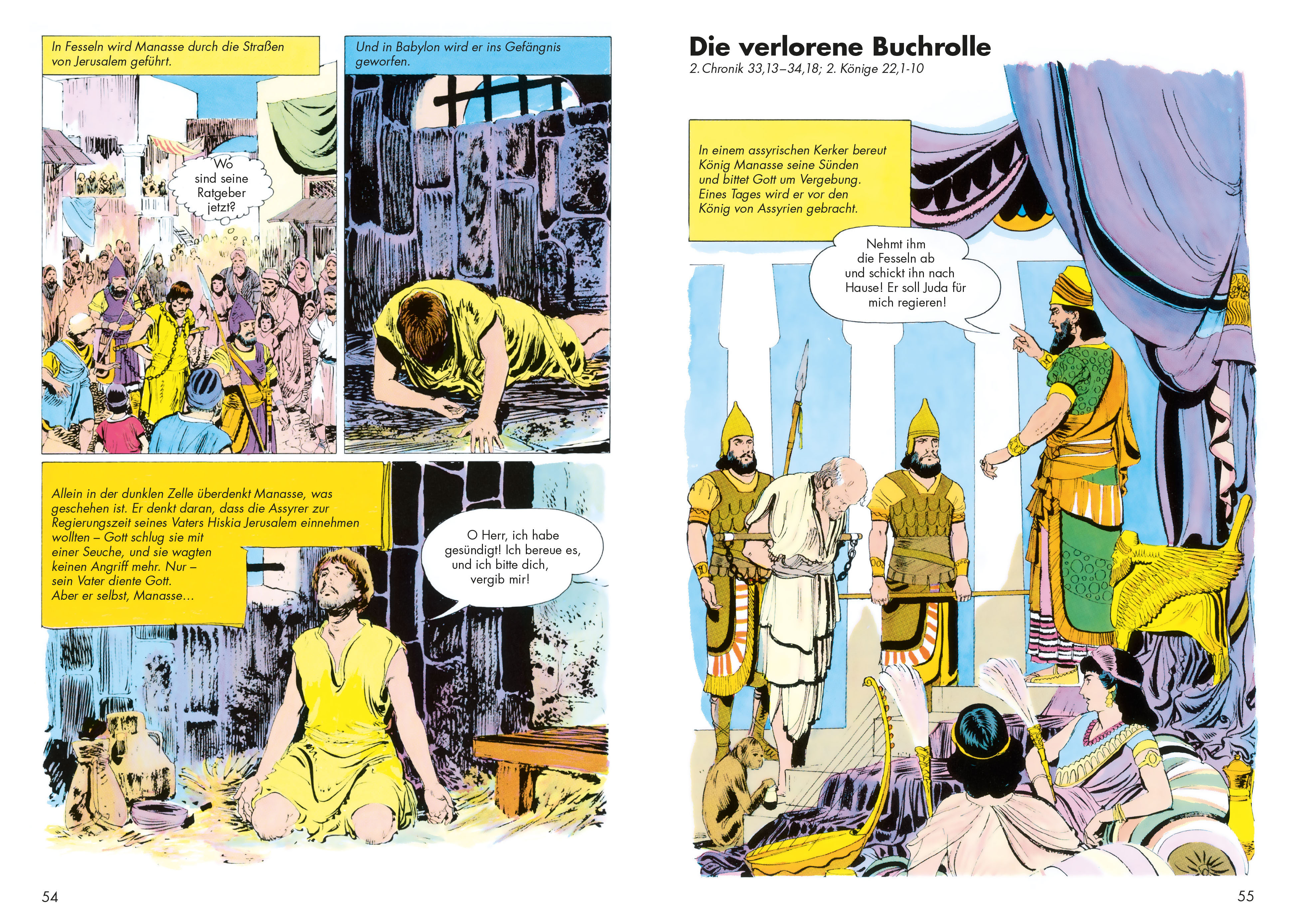 Comic-Reihe »Die Bibel im Bild« – Heft 7: Der Wagen aus Feuer