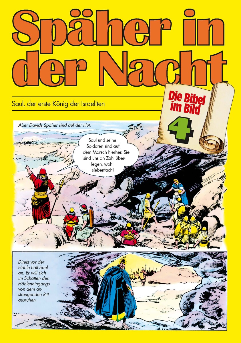 Comic-Reihe »Die Bibel im Bild« – Heft 4: Späher in der Nacht Comic-Reihe »Die Bibel im Bild« – Heft 4: Späher in der Nacht