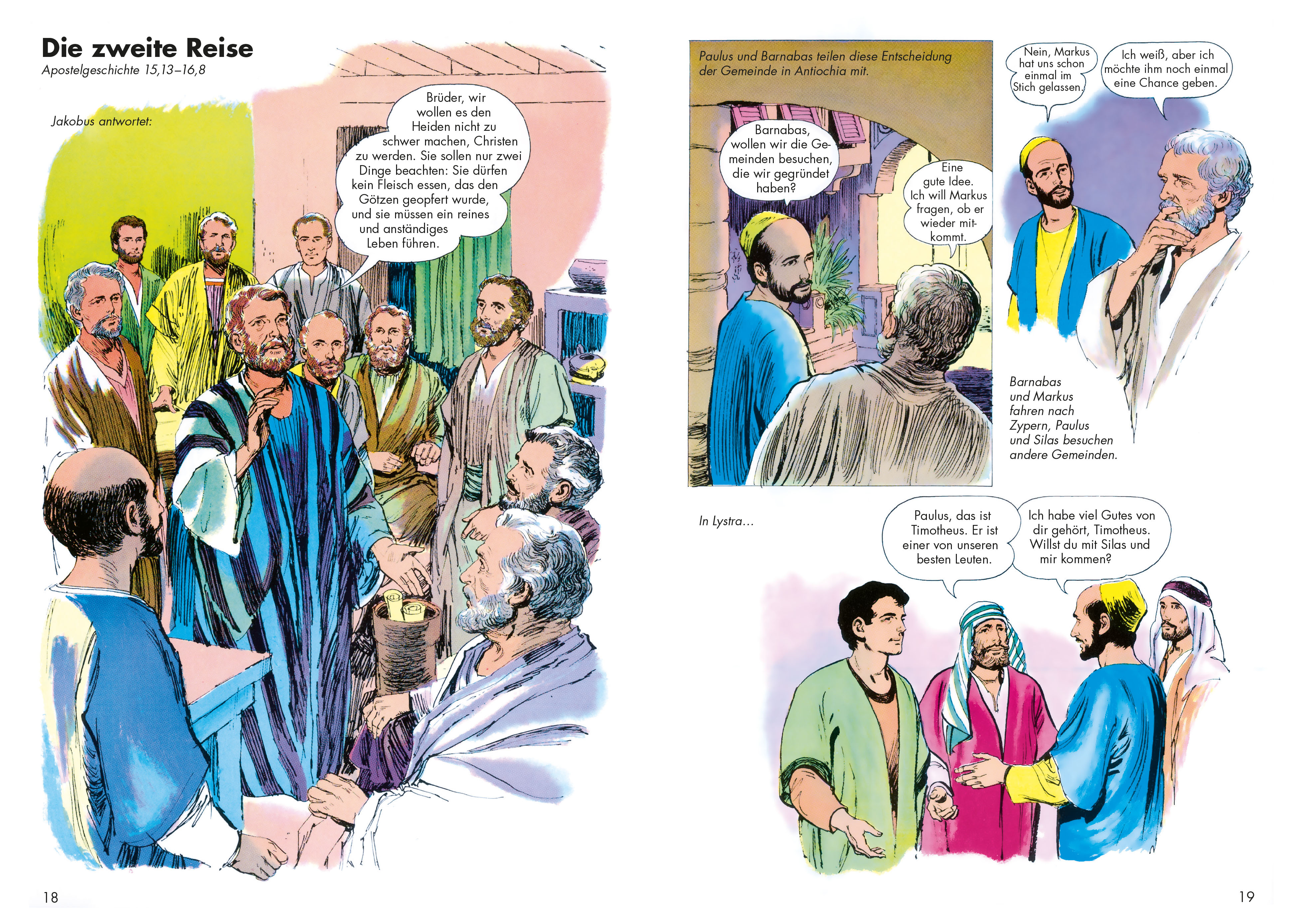 Comic-Reihe »Die Bibel im Bild« – Heft 15: Unterwegs für Gott 