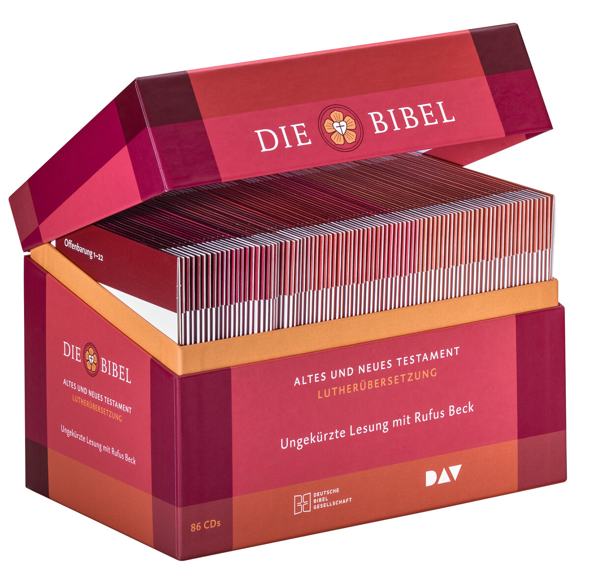Die Bibel. Gelesen von Rufus Beck. 86 Audio-CDs