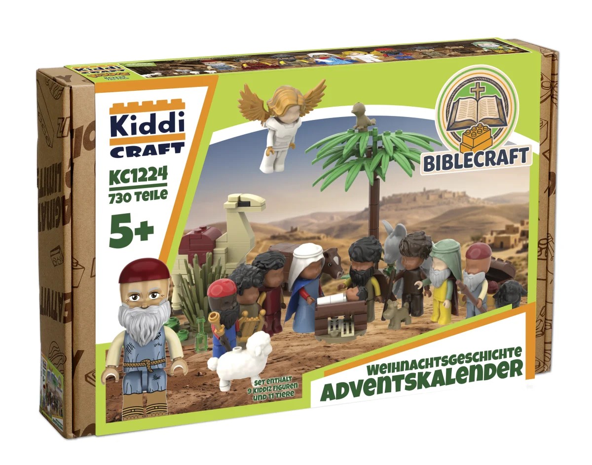 BibleCraft Klemmbaustein-Set. Adventskalender