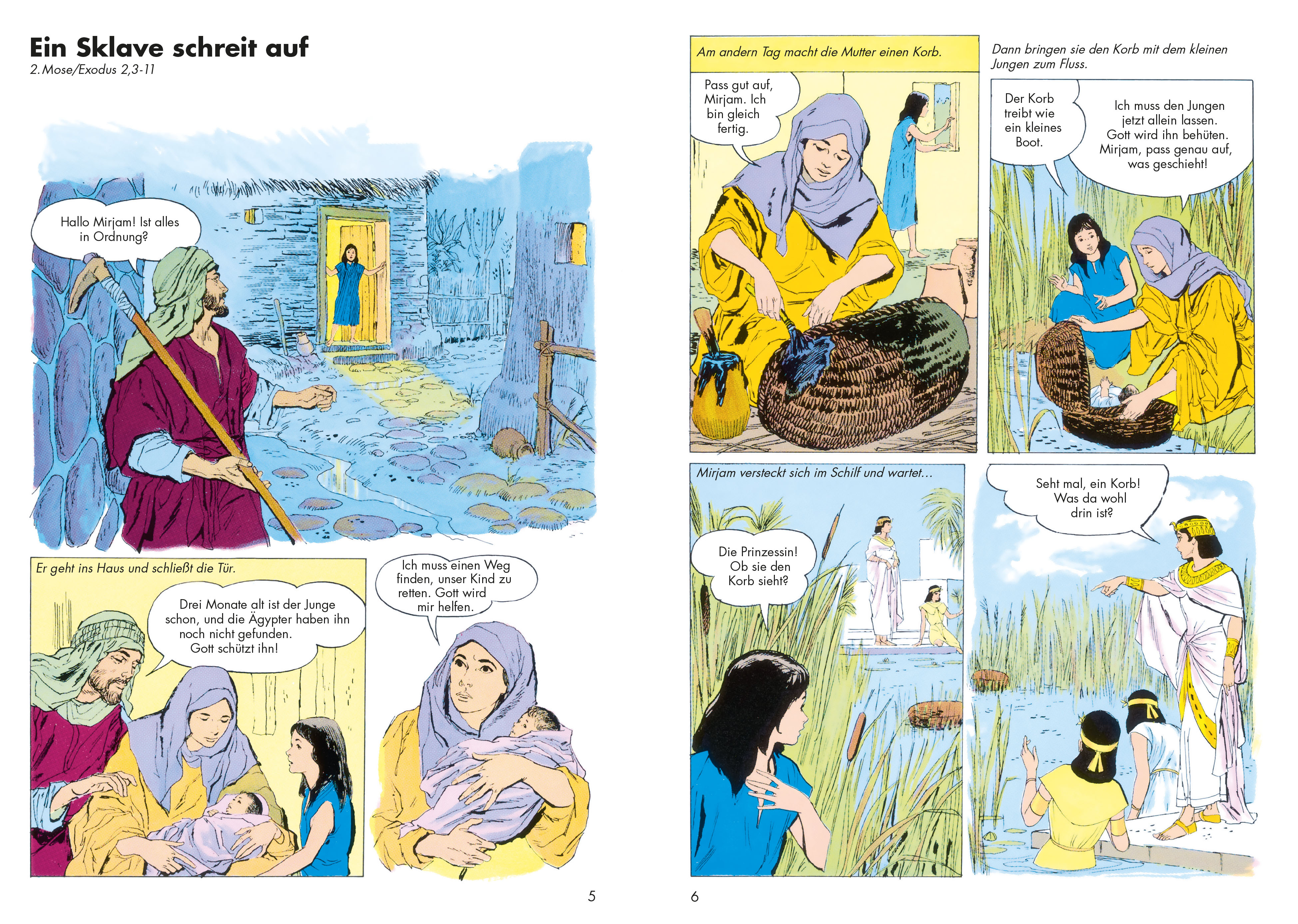 Comic-Reihe »Die Bibel im Bild« – Heft 1: Der Berg bebt