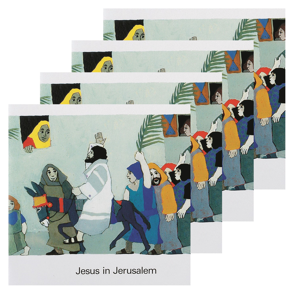 Jesus in Jerusalem (4er-Pack)