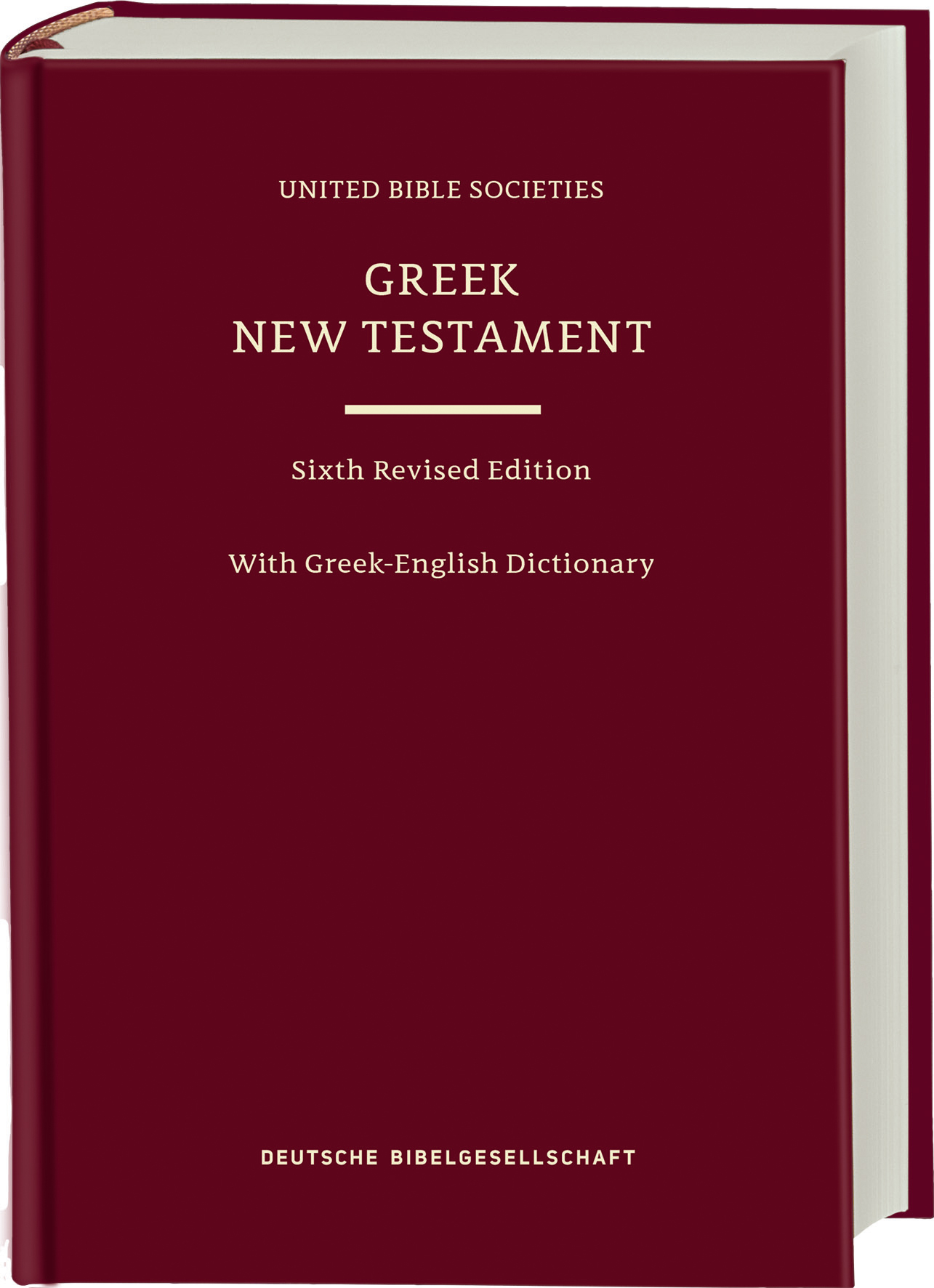 Greek New Testament GNT6. With Greek-English Dictionary
