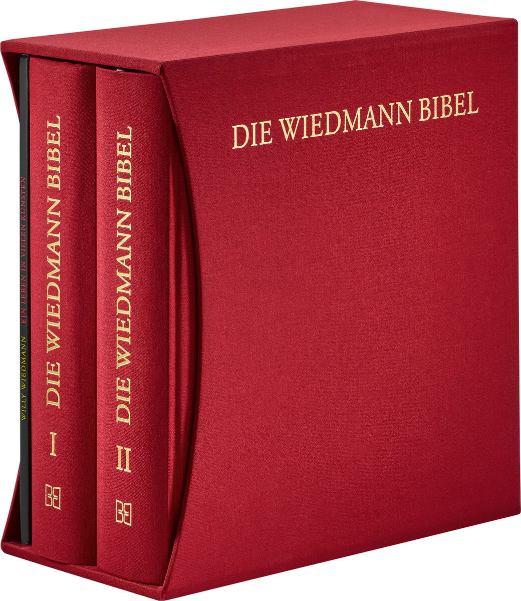 Die Wiedmann Bibel. ART-Edition. Rot