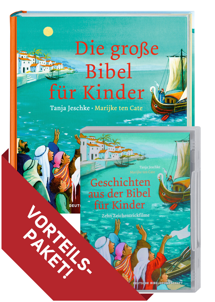 Die große Bibel für Kinder. Kombi-Paket (Buch + DVD)