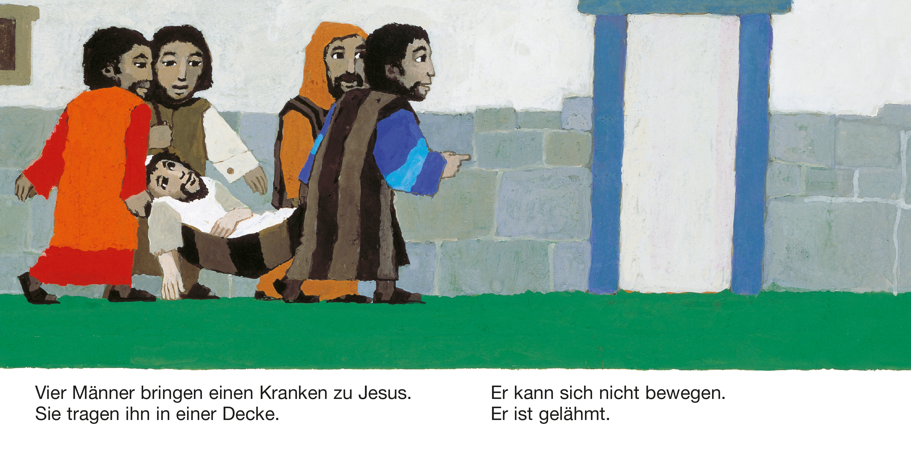Jesus und der Gelähmte (4er-Pack)