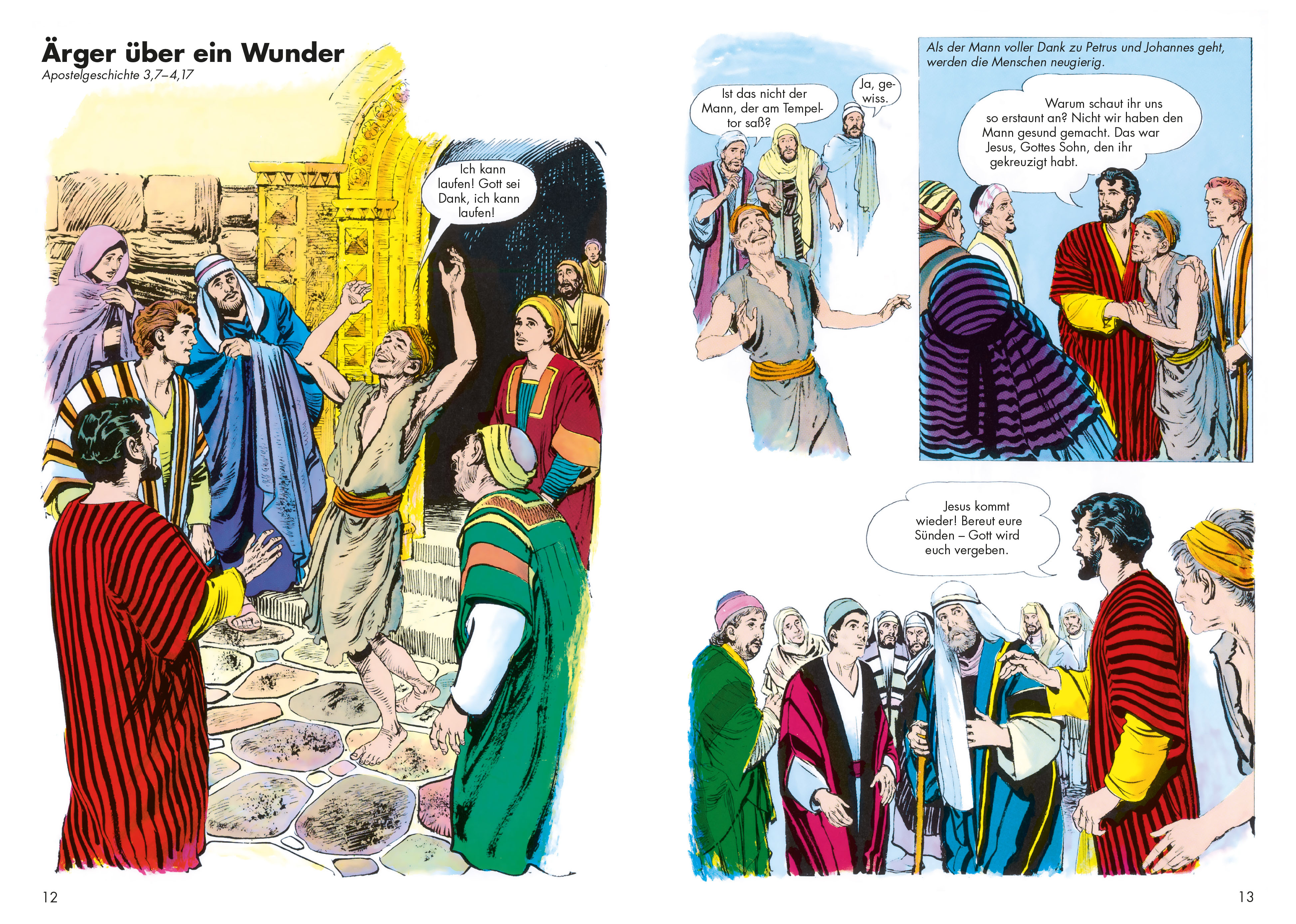 Comic-Reihe »Die Bibel im Bild« – Heft 14: Die Ketten fallen 