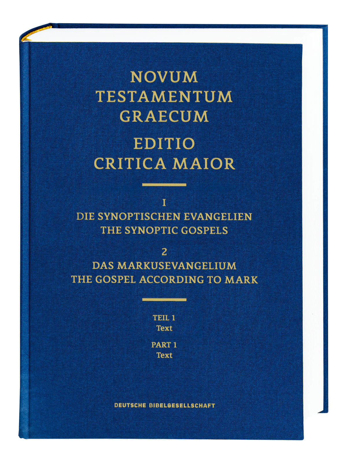 ECM I.2/1. Markusevangelium. Text