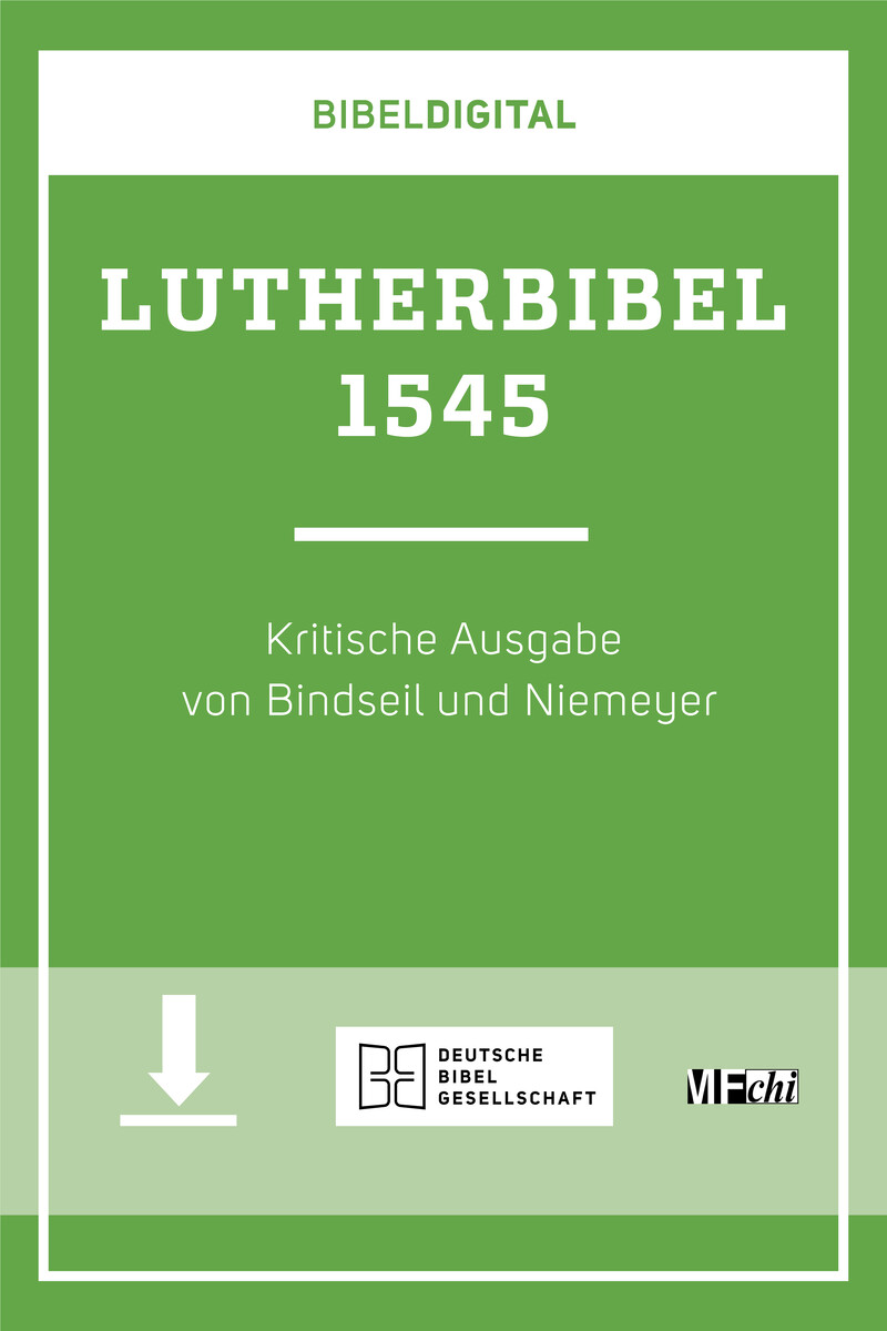 BIBELDIGITAL. Lutherbibel 1545