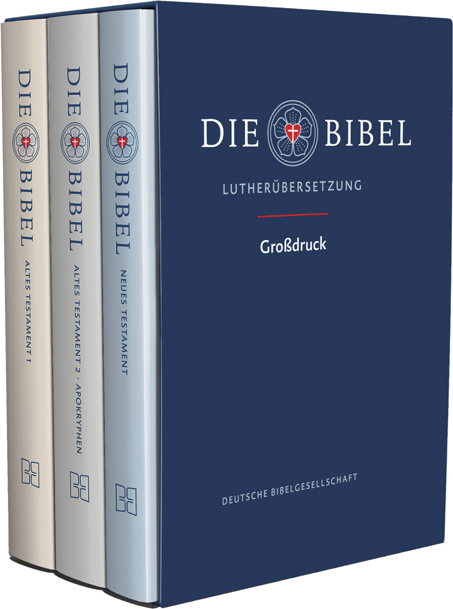 Lutherbibel. Dreibändige Ausgabe im Großdruck