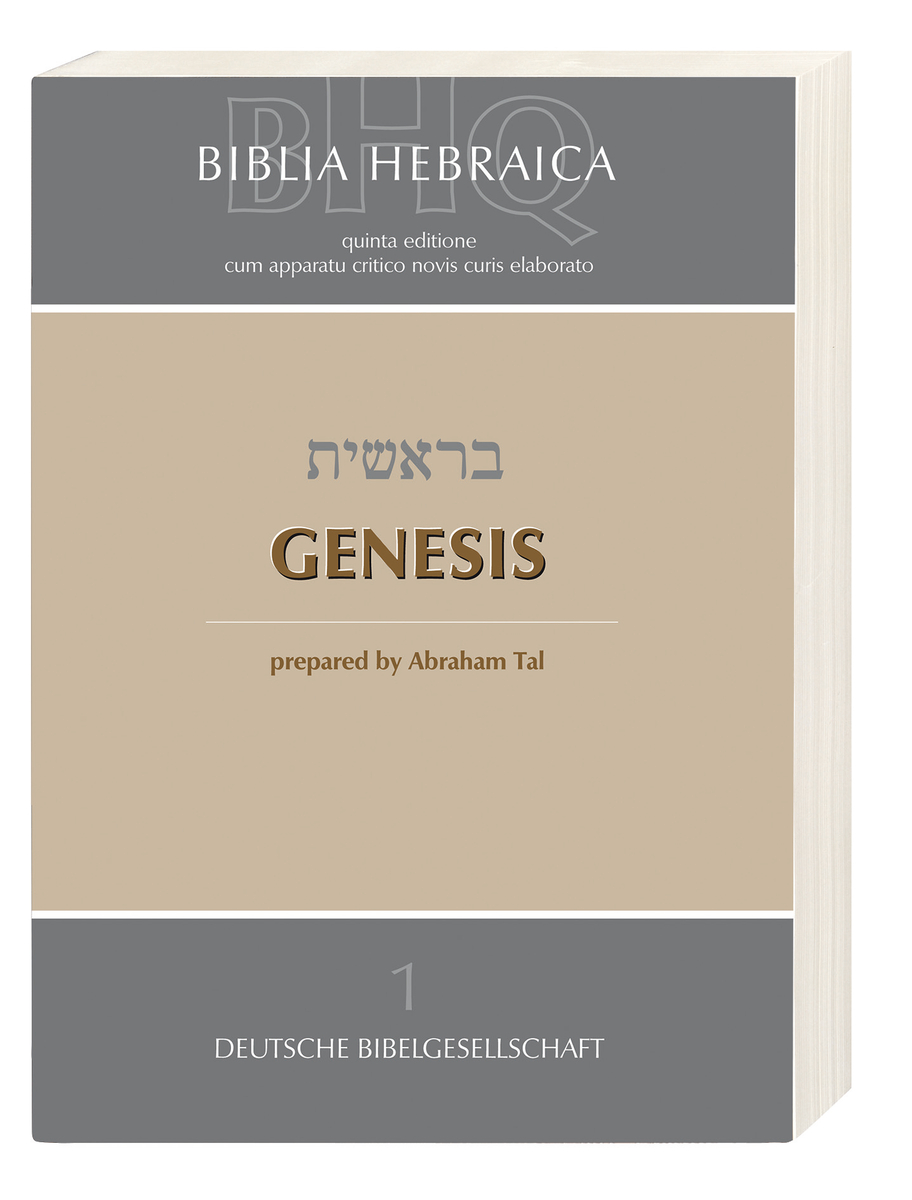 Biblia Hebraica Quinta (BHQ). Band 1: Genesis