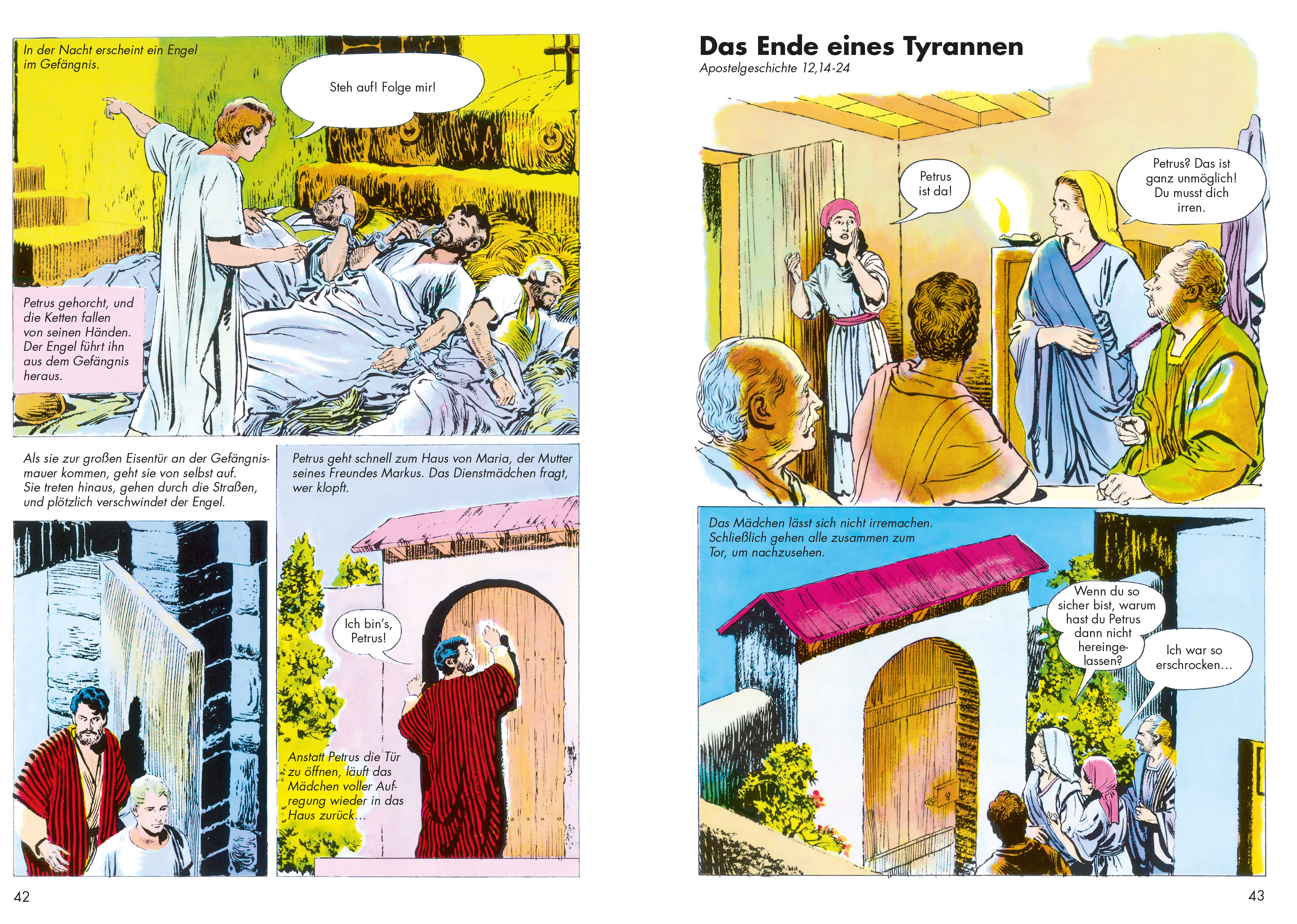 Comic-Reihe »Die Bibel im Bild« – Heft 14: Die Ketten fallen 