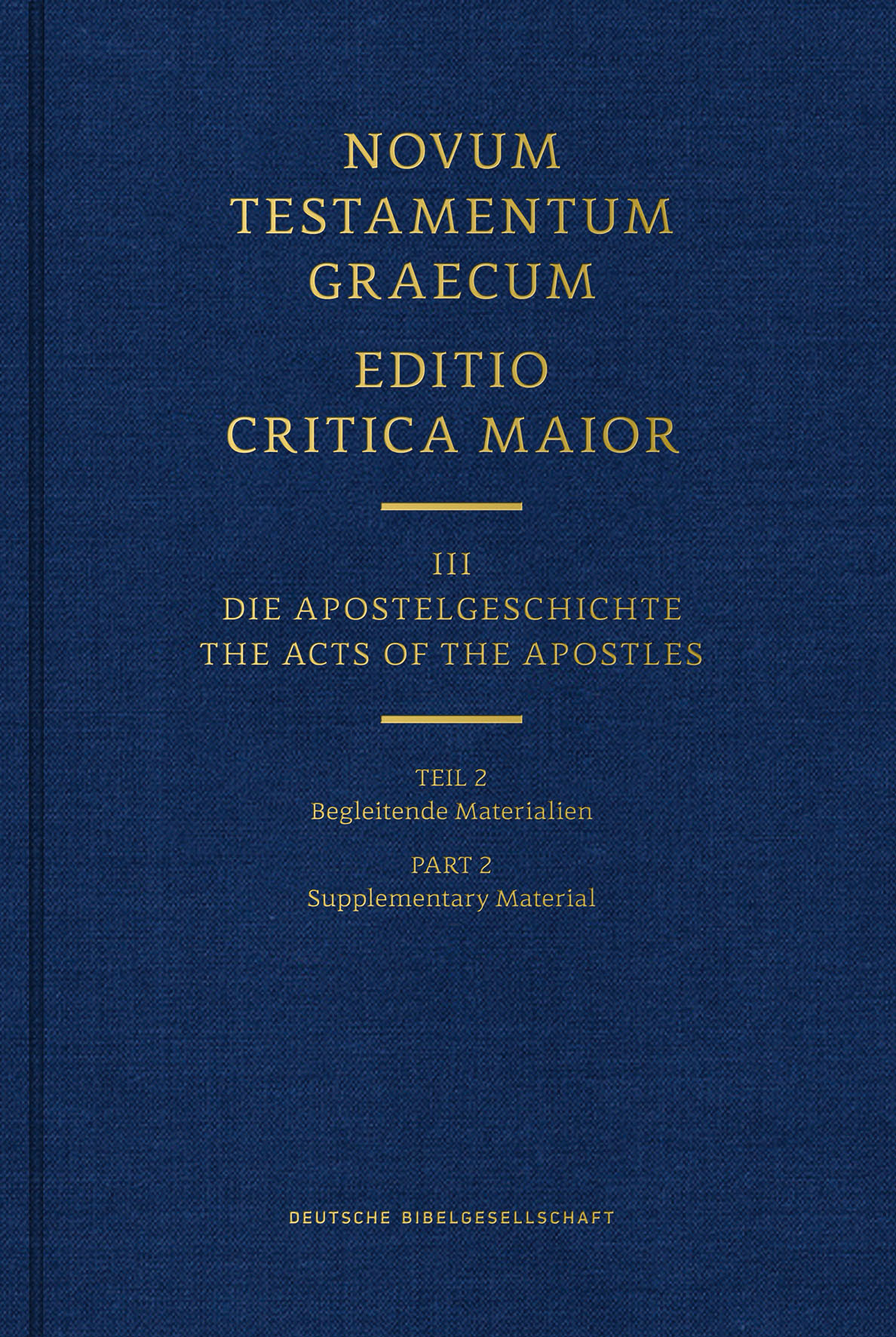 ECM III/2. Apostelgeschichte. Begleitende Materialien ECM III/2. Apostelgeschichte. Begleitende Materialien