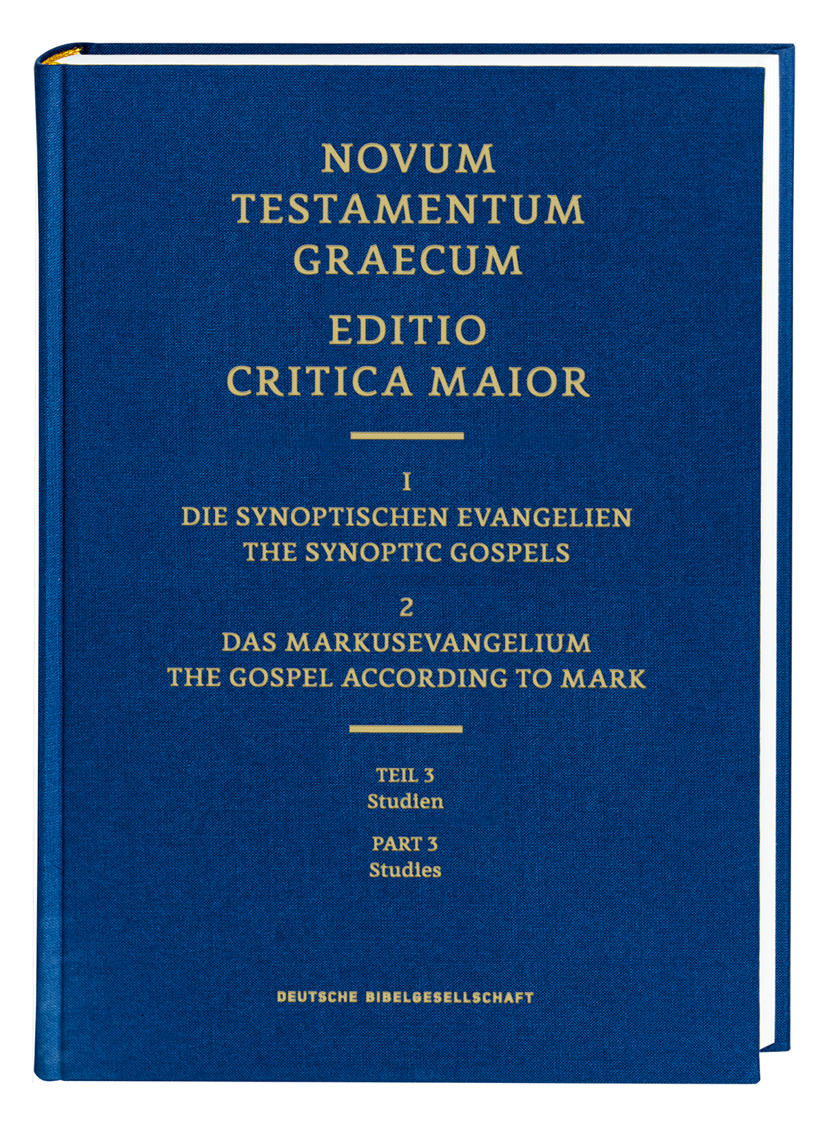 ECM I.2/3. Markusevangelium. Studien