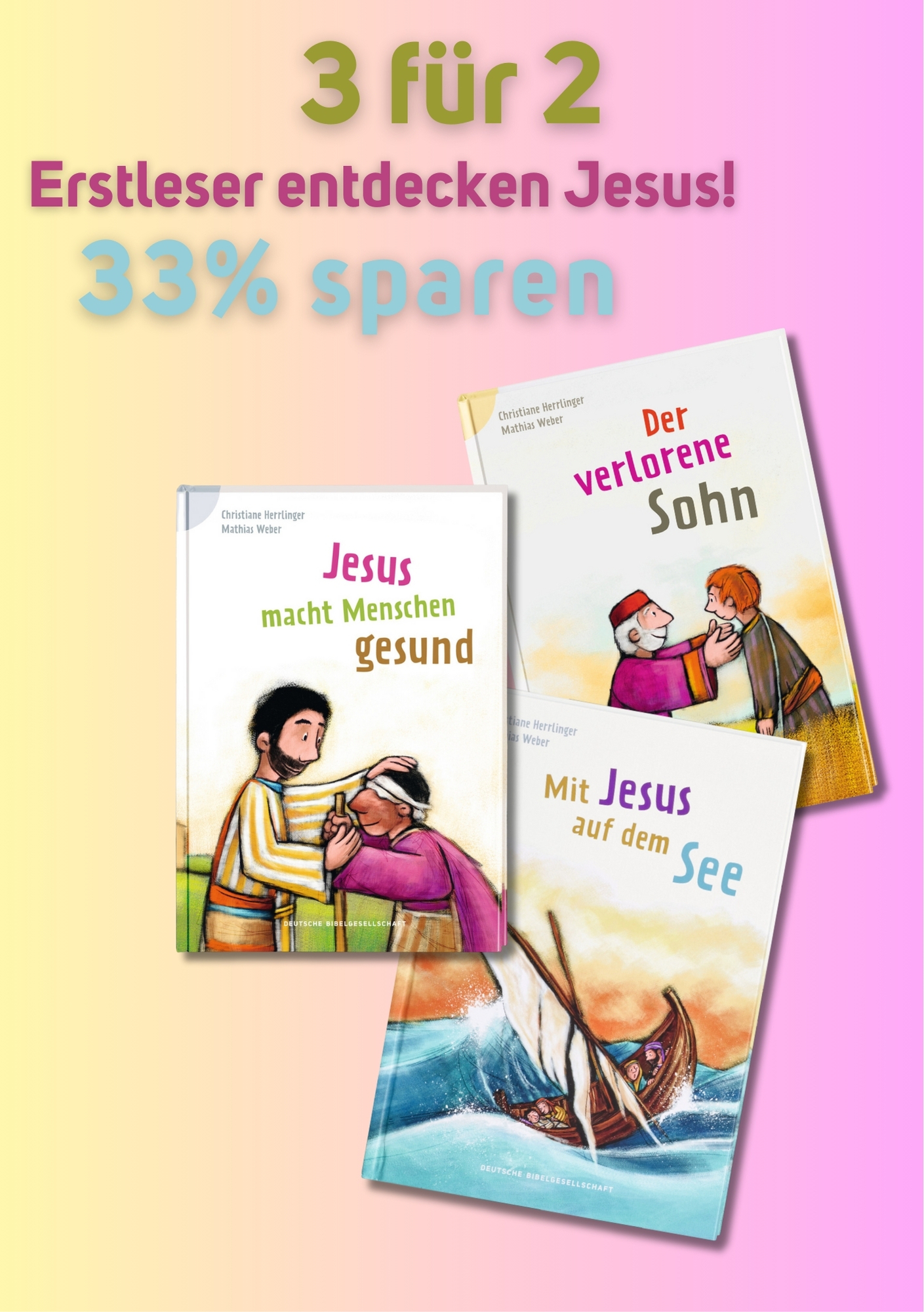 Aktionspaket - Mit Jesus auf dem Weg